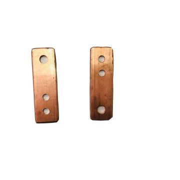 Non-plating solid copper bus bar for battery bank